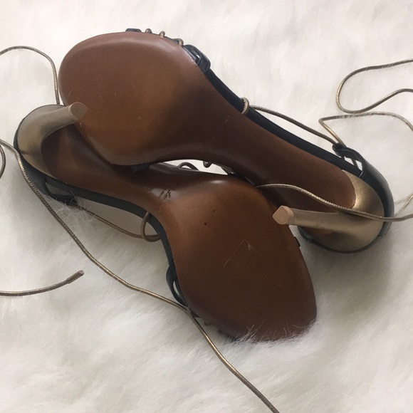 Ralph Lauren Purple Label Lace Up Heels, EUR Sz 38 - Picture 6 of 8